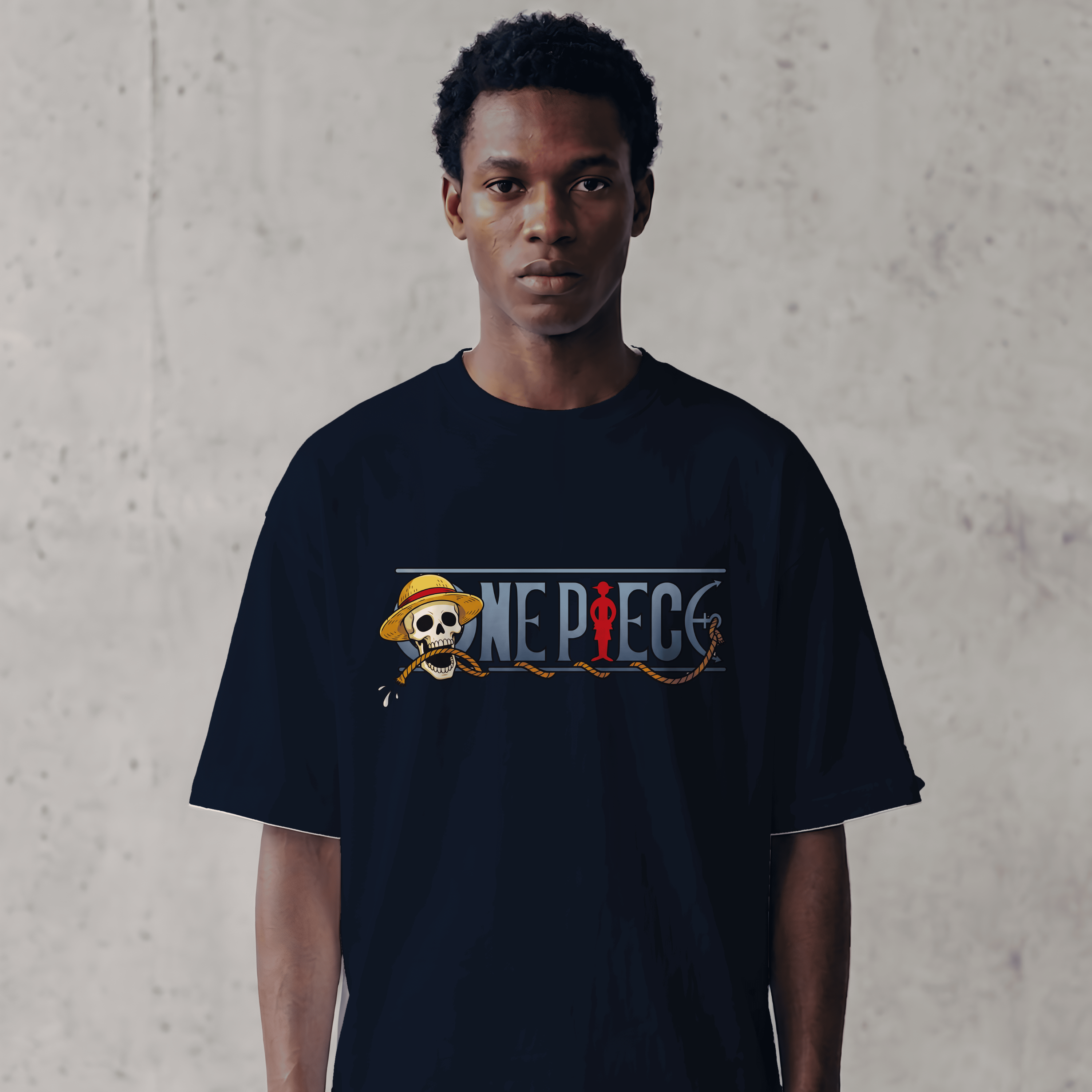 "Monkey D. Luffy" Anime Graphic Oversized T-Shirt