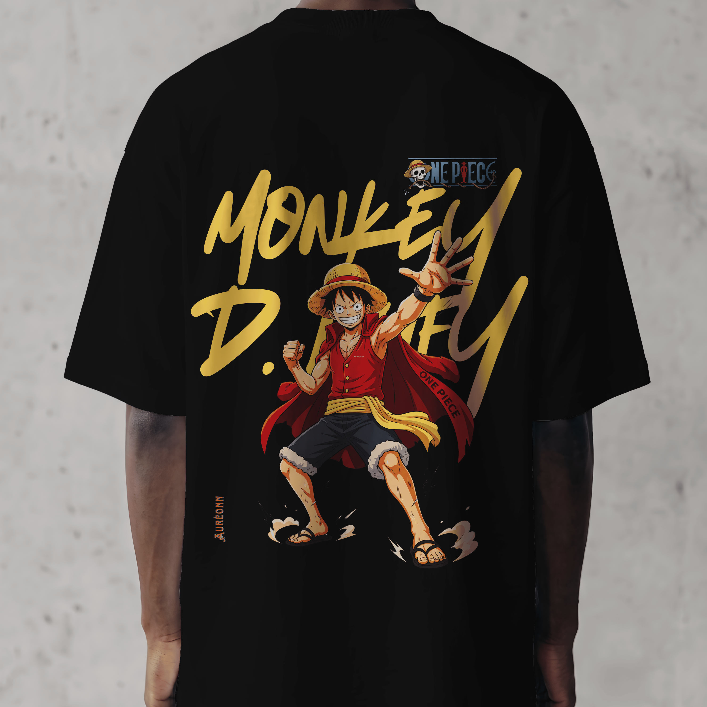 "Monkey D. Luffy" Anime Graphic Oversized T-Shirt
