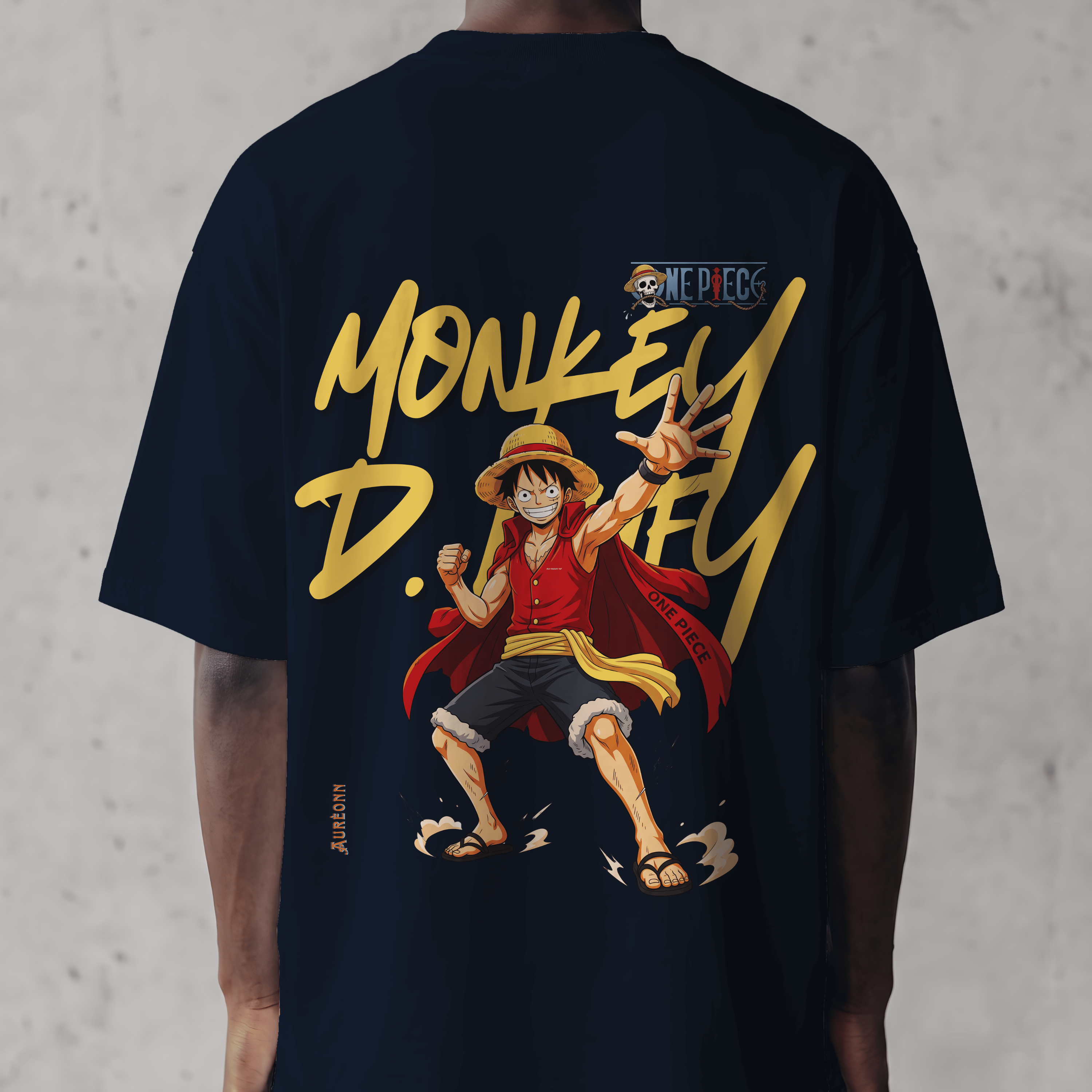 "Monkey D. Luffy" Anime Graphic Oversized T-Shirt