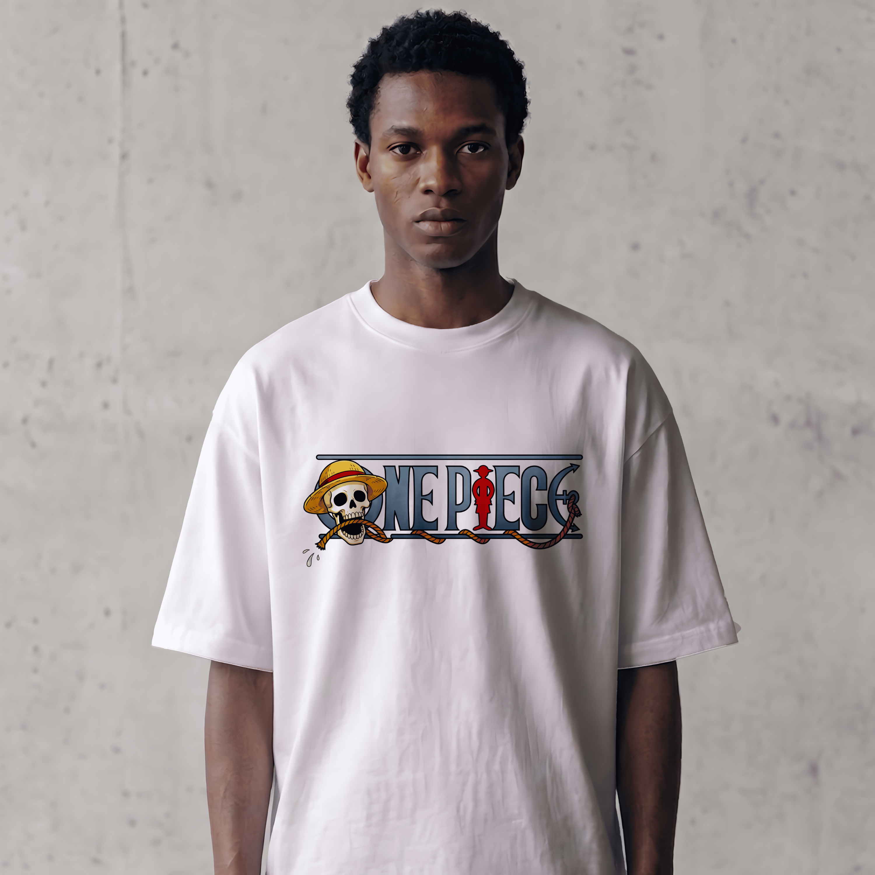 "Monkey D. Luffy" Anime Graphic Oversized T-Shirt