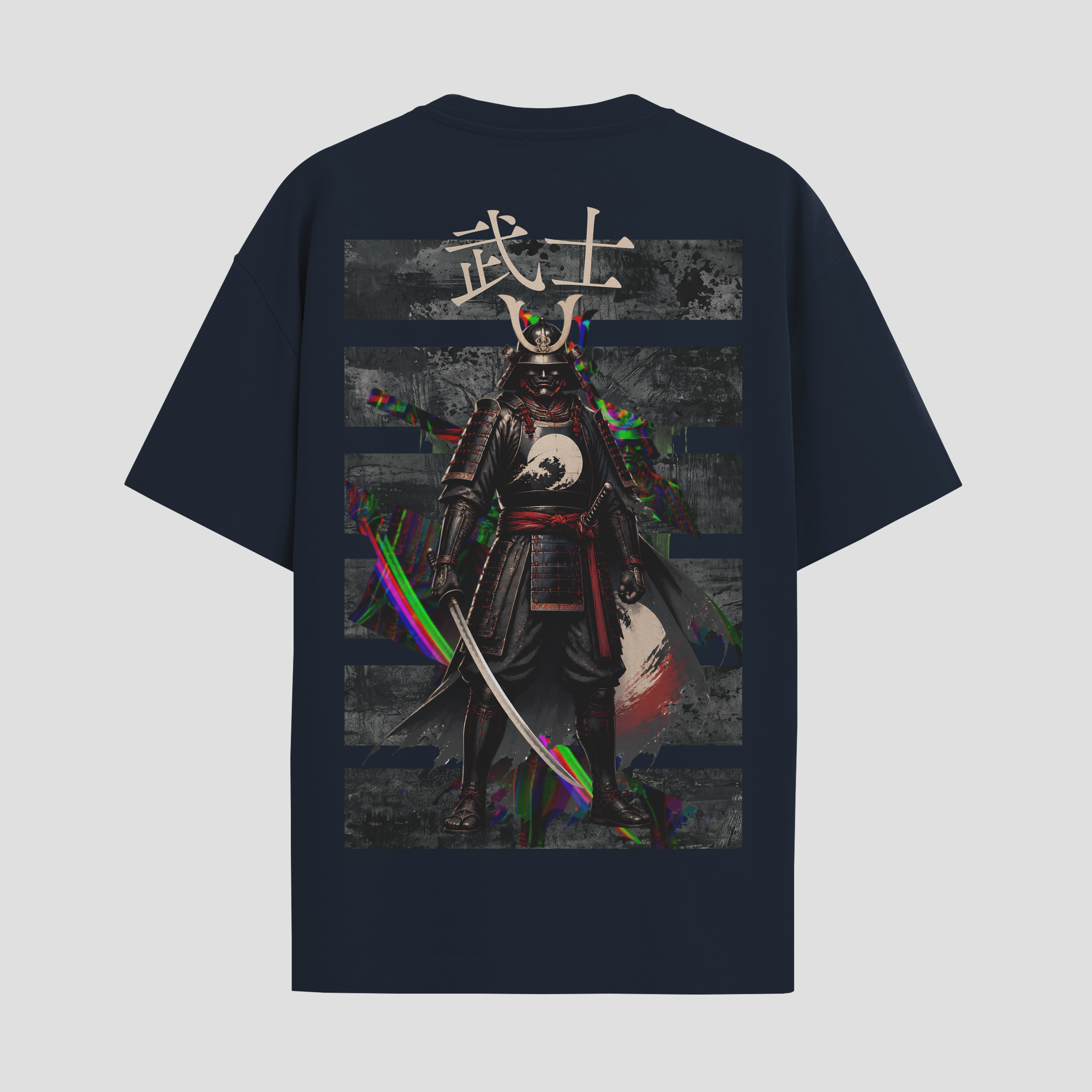 "Samurai Warrior" Katana Graphic Oversized T-Shirt