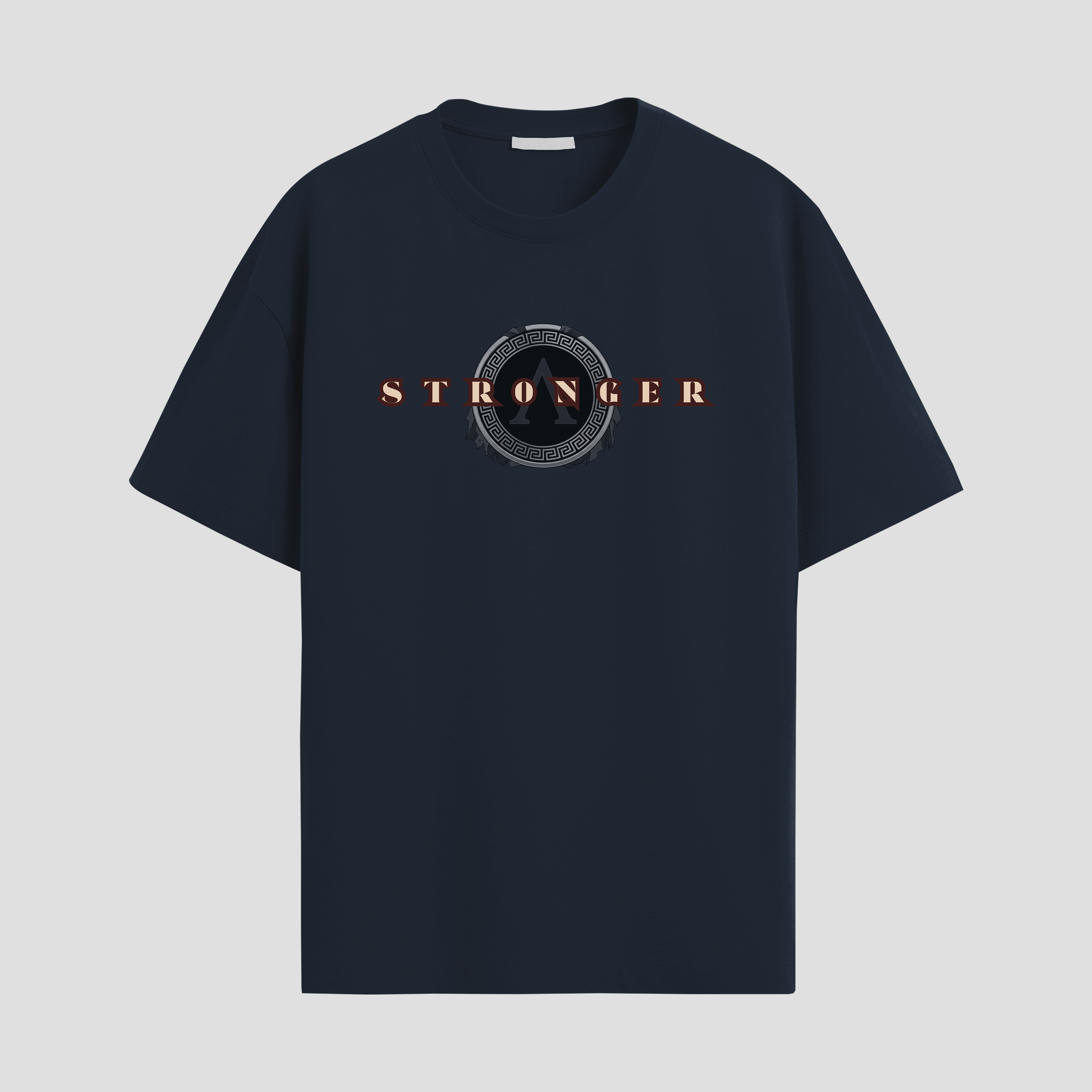"Spartan Mentality" Graphic Oversized T-Shirt
