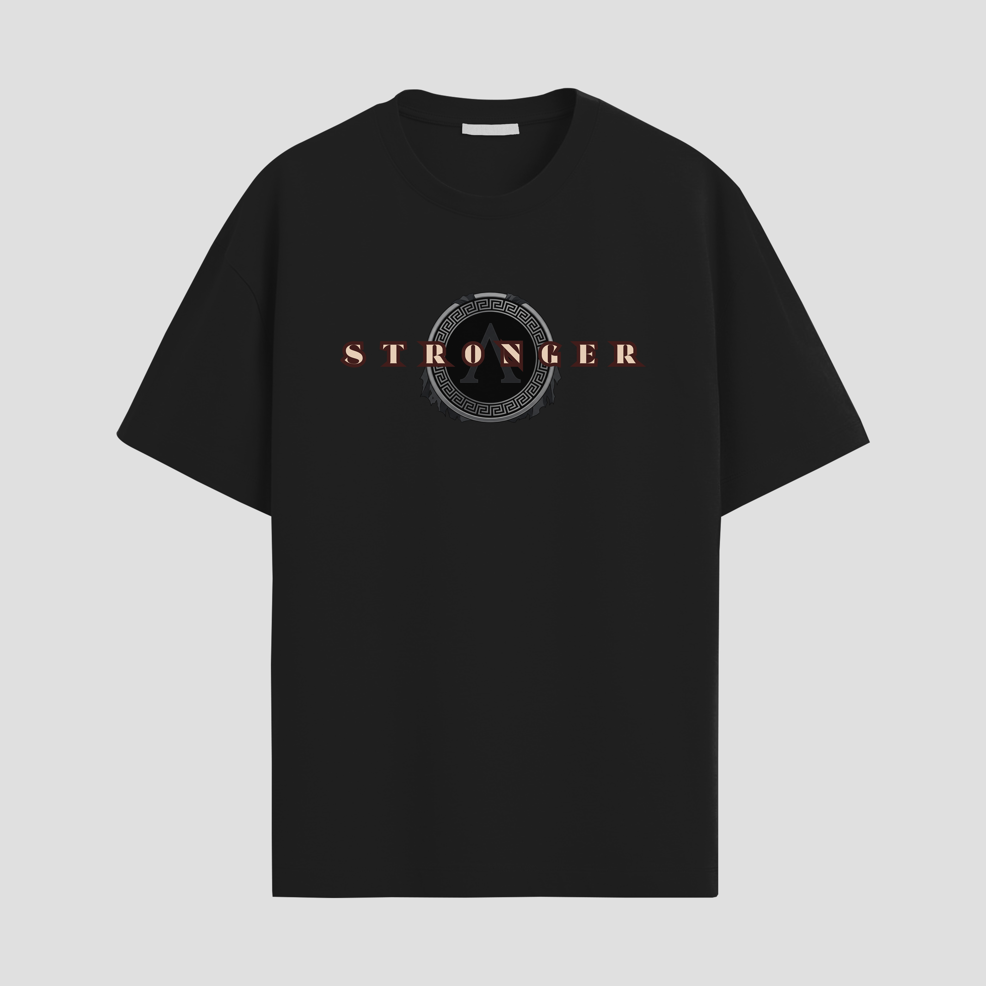 "Spartan Mentality" Graphic Oversized T-Shirt