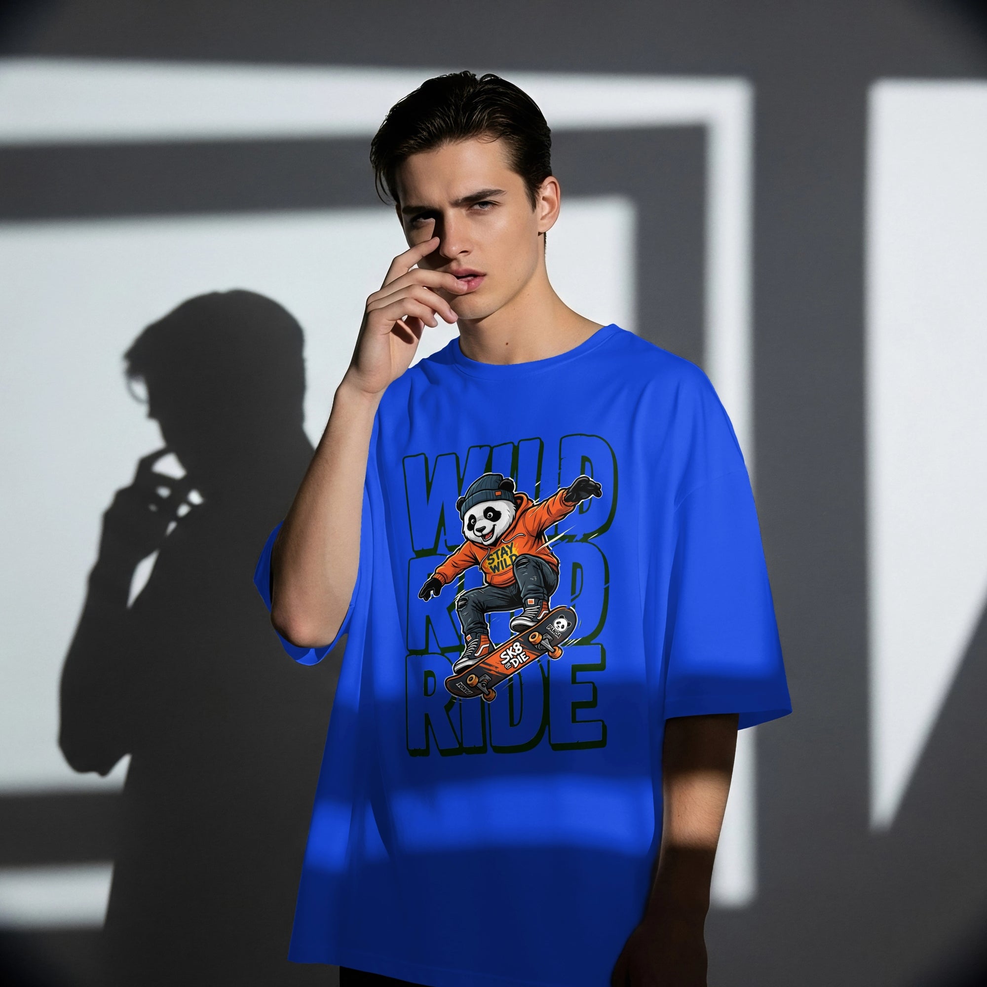 Wild Ride Panda Oversized T-Shirt