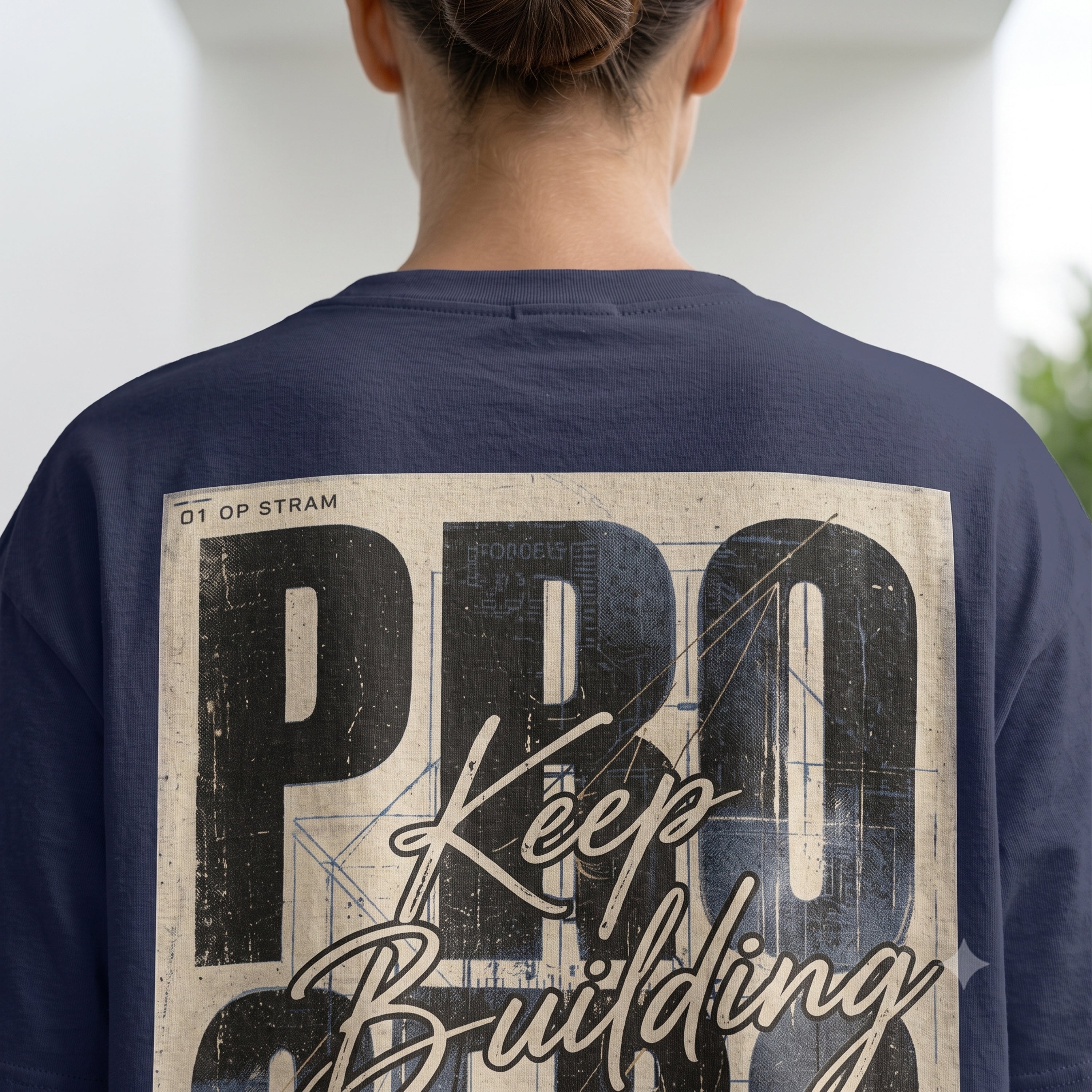 Trust The Process Oversized Heavyweight T-Shirt | Unisex Premium Streetwear Tee